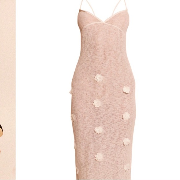 BHLDN JULES BEADED MAXI DRESS US SIZE 10 Appliqué Crochet Maiden Beach - Picture 6 of 10